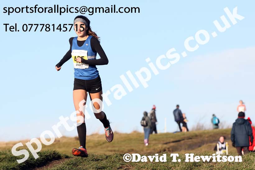 Womens under-17s and under-20s North Eastern Cross Country, 2018 Northern Cross Country Champs., Wrekenton, Gateshead. Photo:  David T. Hewitson/Sports for All Pics